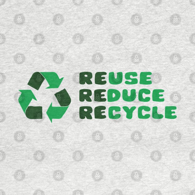 Reduce Reuse Recycle by abstractsmile